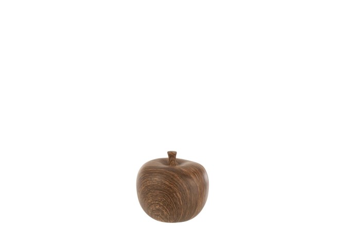 Apple Figurine Brown (10x10x10cm)