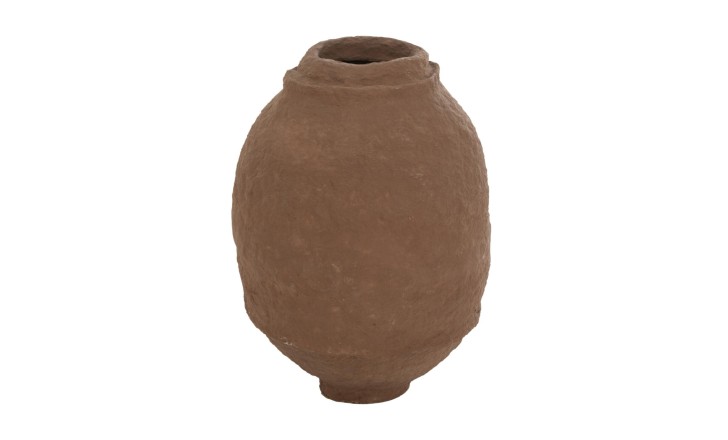 Vase Paper Mache Brown (42x42x59cm)