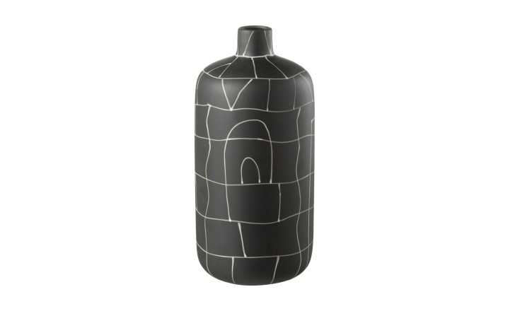 Vase Japan Black (18,5x18,5x37cm)