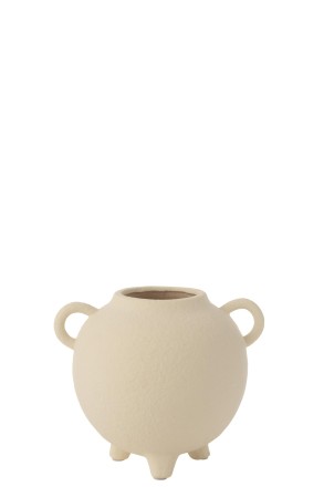 Vase Laure Beige (19x16x16,5cm)