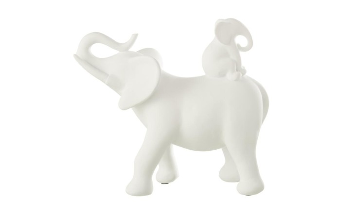 Elephant Carrying Baby (26,5x11x23,5cm)