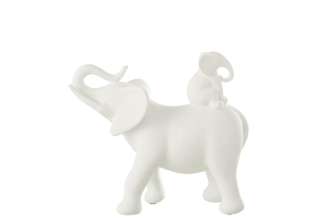 Elephant Carrying Baby (26,5x11x23,5cm)