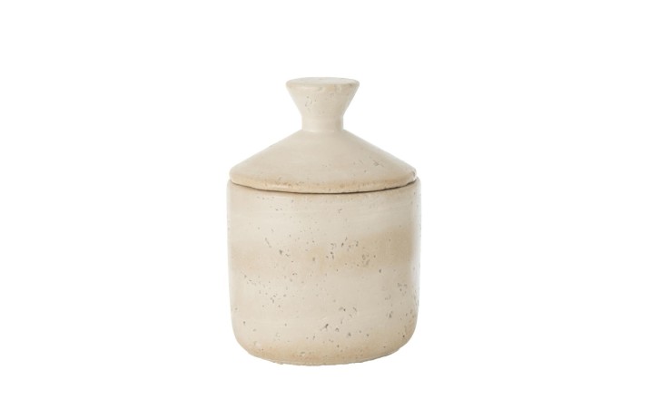 Jar Olina Cream (11x11x16cm)