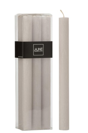 Candle Light Grey 9H, set of 6