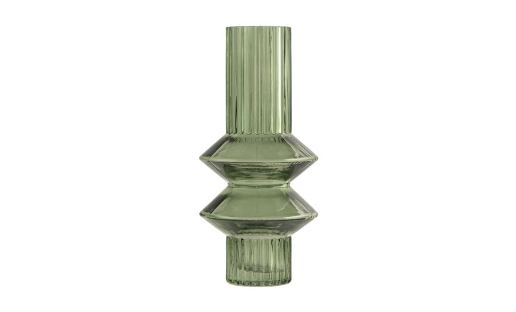Bamboo Green Vase H21 cm