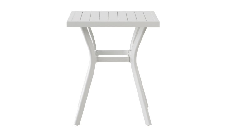 Daffodil Square Bistro Table White 60 cm