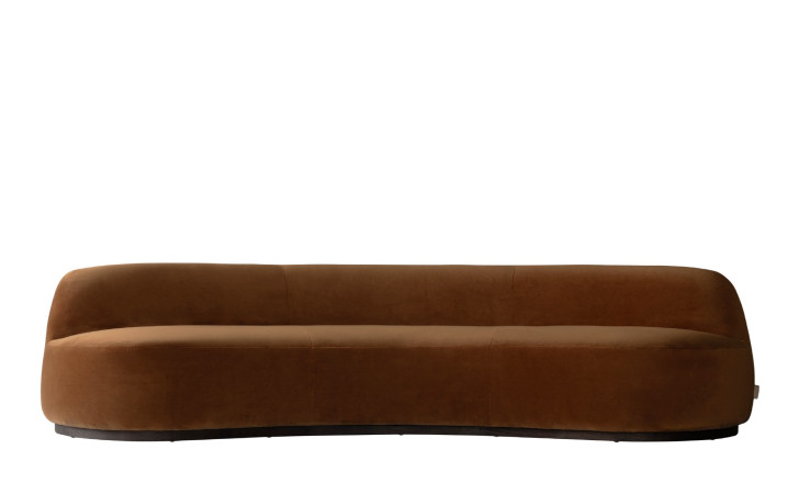 Stella Lounge Sofa ochre color (LC92037 fabric)