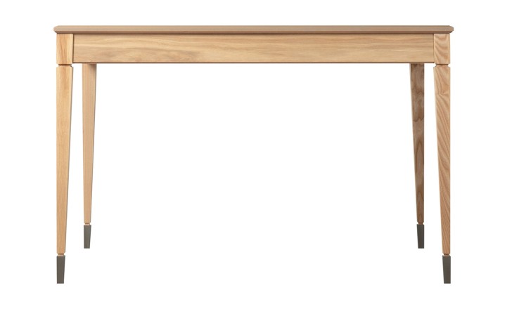 Phoenix Rectangular Folding Dining Table (Color: Oak light (veneer), Additionally: Antique silver legs)