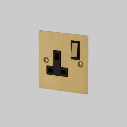 SOCKET 1G UK Socket Brass [EL501]