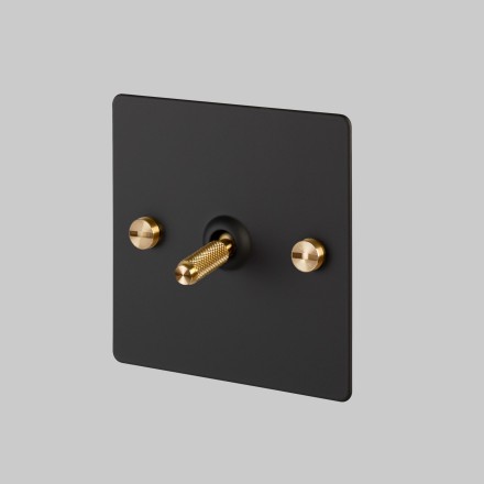 1G Toggle Switch Smoked Bronze Brass [EL340]