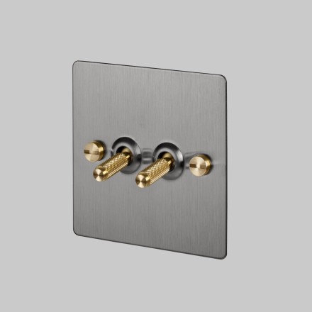 2G Toggle Switch SteelBrass [EL410]