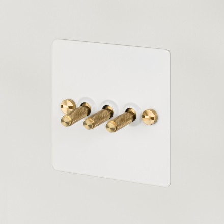 TOGGLE 3G Toggle WhiteBrass [EL930]