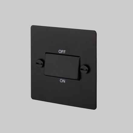 Triple Pole Fan Switch - Black - Black interior