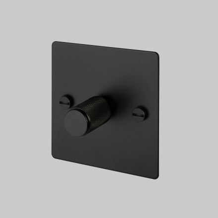 1G Dimmer 120W Black Black Detail [EL122P]