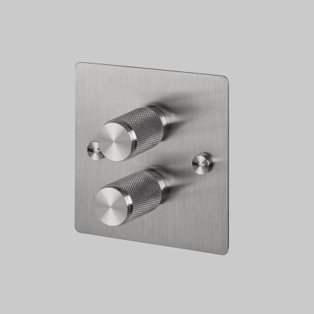 2G Dimmer 120W Steel Steel Detail [EL211P]