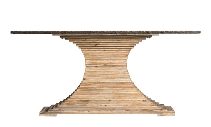 Gobi Console Table With Stone Top