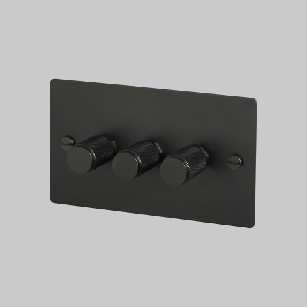 3G Dimmer 120W Black Black Detail [EL722P]