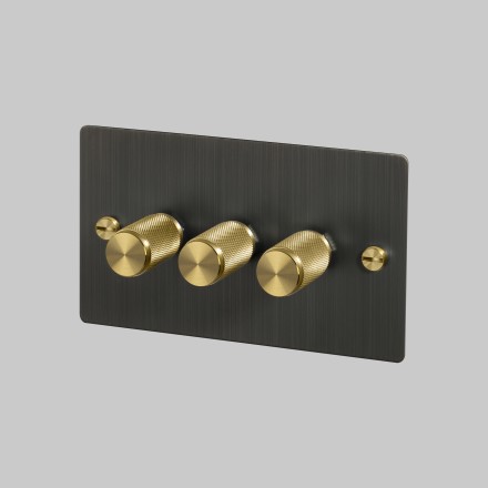 3G Dimmer 120W Smoked Bronze Brass Detail [EL740P]