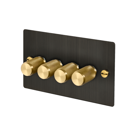 4G Dimmer 120W Smoked Bronze Brass Detail [EL840P]