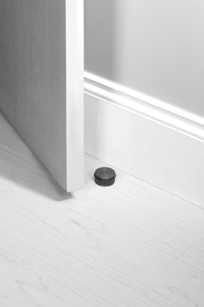 Door Stop Floor Mounted Smoked Bronze