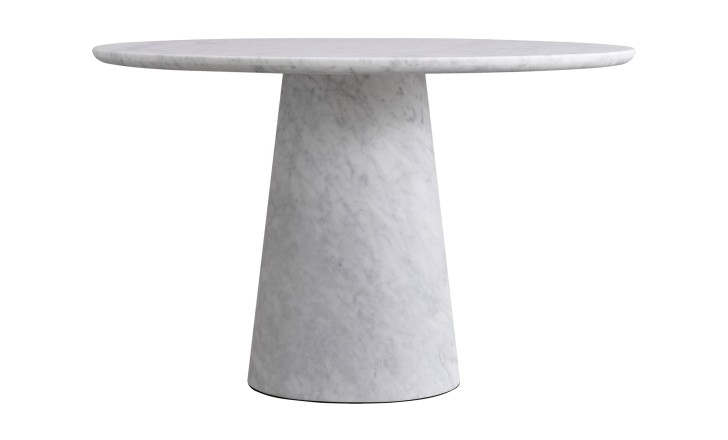 Uno Carrara Round Dining Table D152 cm