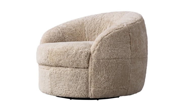 Sennon Swivel Chair Sheepskin