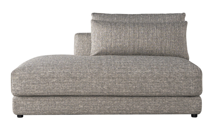 Narvik Soft Feather Ottoman Section Sofa Left Arm (cosmic d 21543-18)