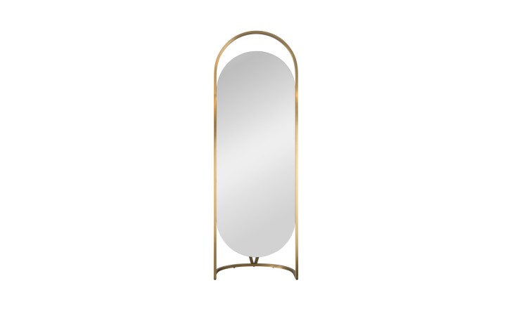 Daisy Brass Standing Mirror