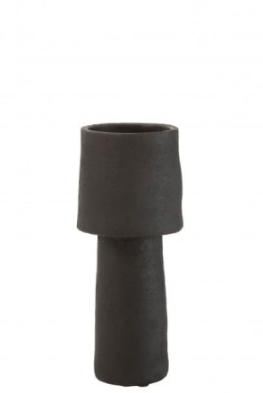 Vase Viktor Cement Black L