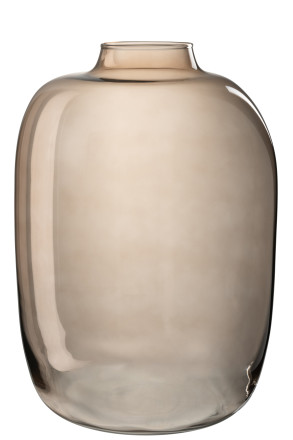 Cleo Vase Glass Amber L