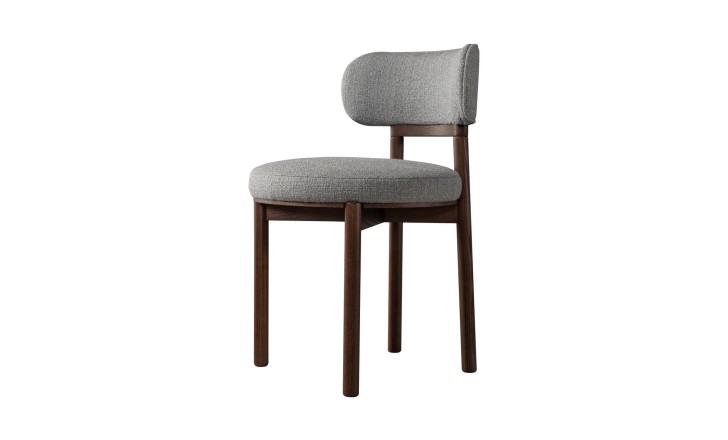Davis Chair (Fabric: OSCAR PLAIN col.07 Lt/ Grey )