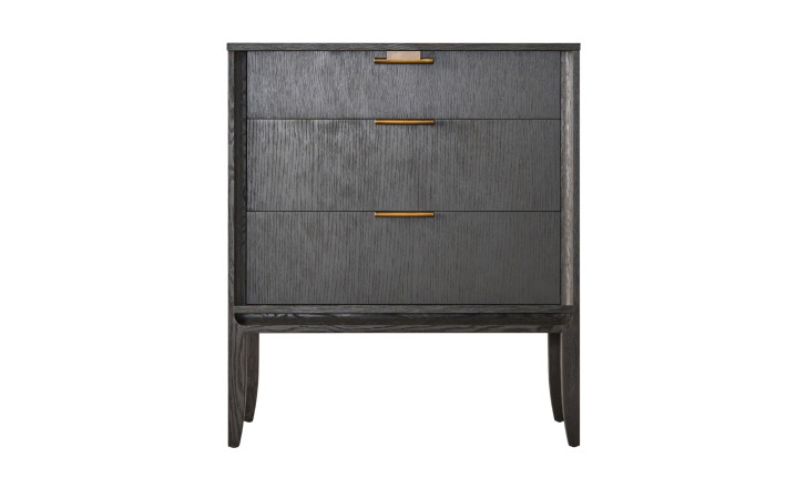 City Small Chest of Drawer Grey Oak color