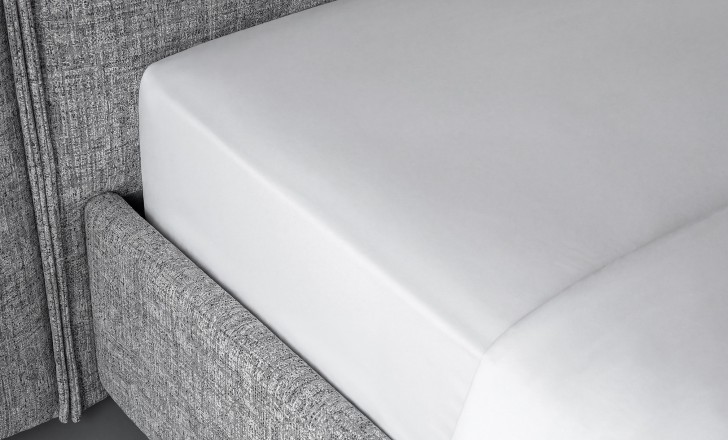 Fitted Sheet White 180x200 cm