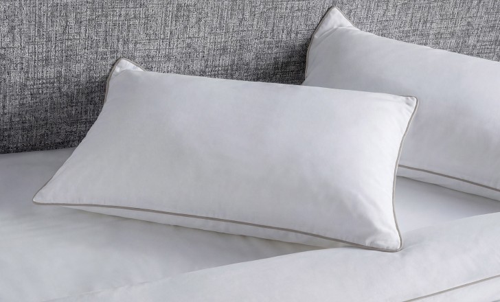 City Pillowcase White/Vapor Blue 50x75 cm (set of 2)