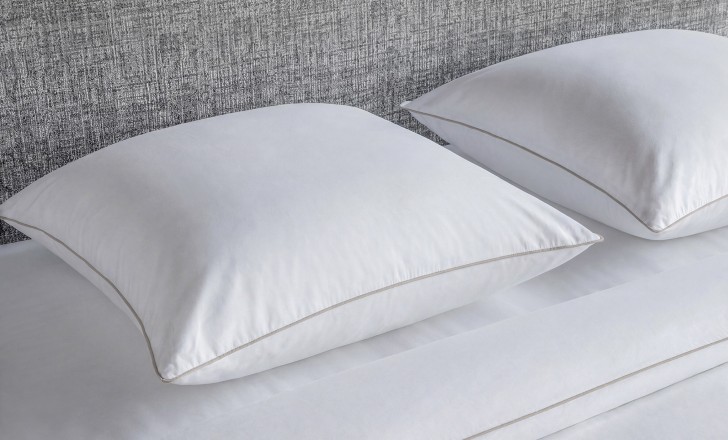 City Pillowcase White/Vapor Blue 70x70 cm (set of 2)