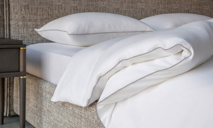 City Duvet Cover White/Vapor Blue 260x220 cm