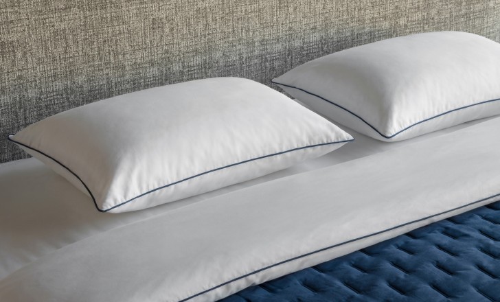 City Pillowcase White/Mood Indigo 50x75 cm (set of 2)