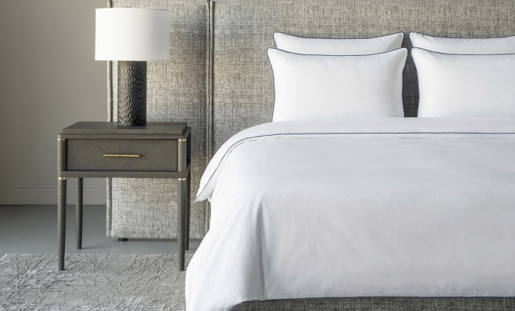 City Duvet Cover White/Mood Indigo 160x200 cm