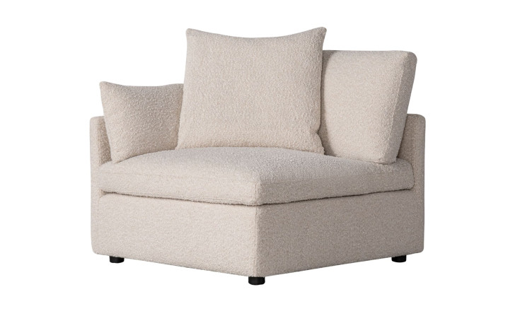 Flow Corner Sofa Section with Pillow (LOT2 fabric)