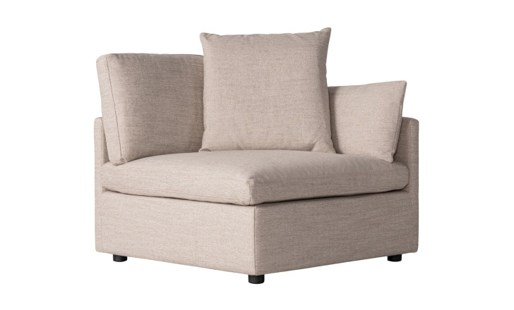 Flow Corner Sofa  Section with Pillow (A2766 fabric)