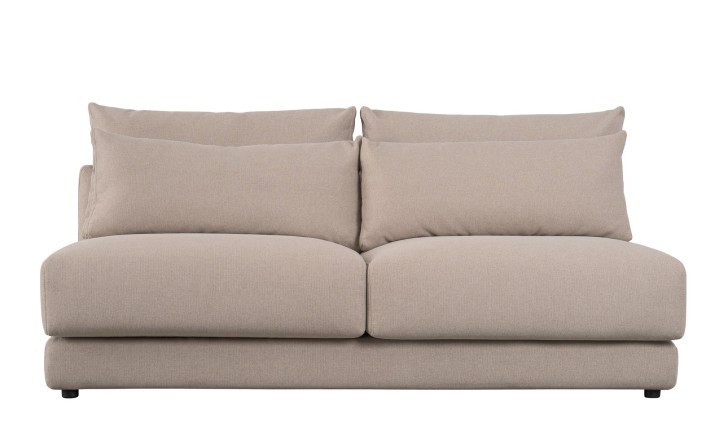 Narvik Mix 2-Seater Armless Section Sofa (Fabric D5354)