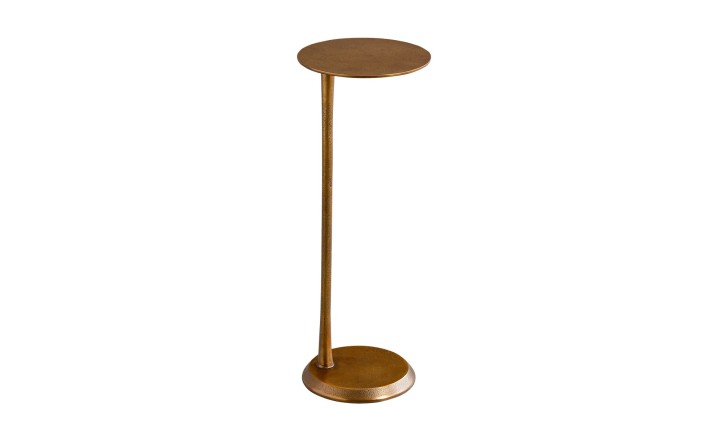 Blaze Side Table Champagne Finish