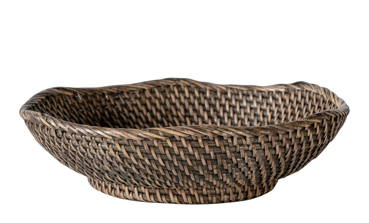 Round Rattan Tray Small