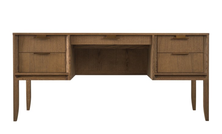 City Desk Honey Oak color