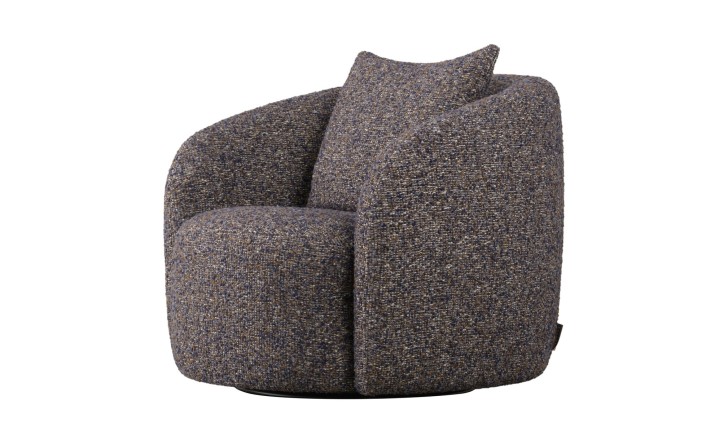 Sonora Swivel Armchair (fabric H24316-13A)