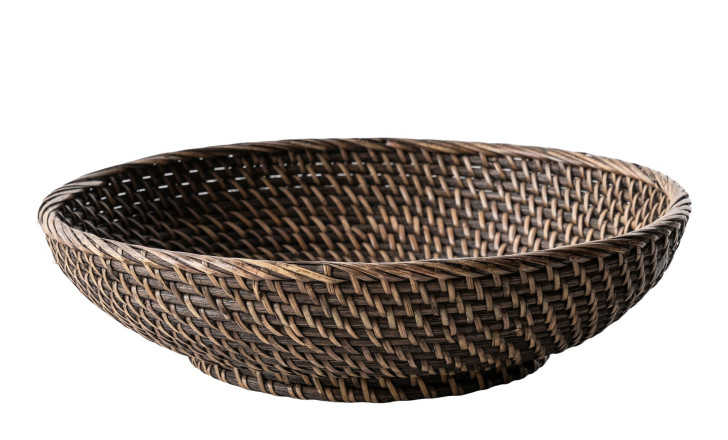 Round Rattan Tray Medium