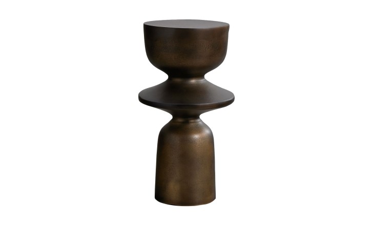 Ion Side Table Bronze Finish