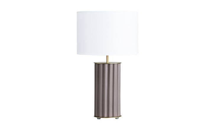 Sonica Table Lamp Vintage Brown/Matt Brass