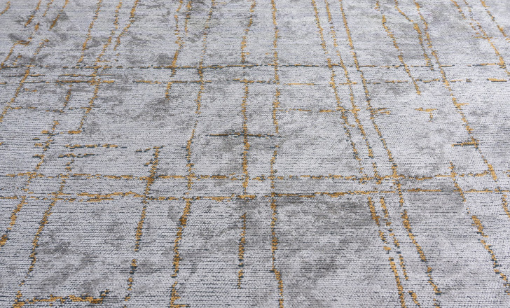 Lines Mustard Carpet 240x340 cm