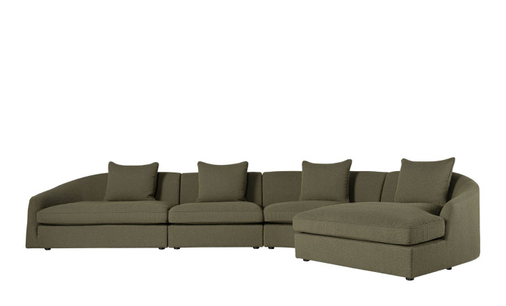 Jenner Curved Sofa (Fabric Copengagen 502)